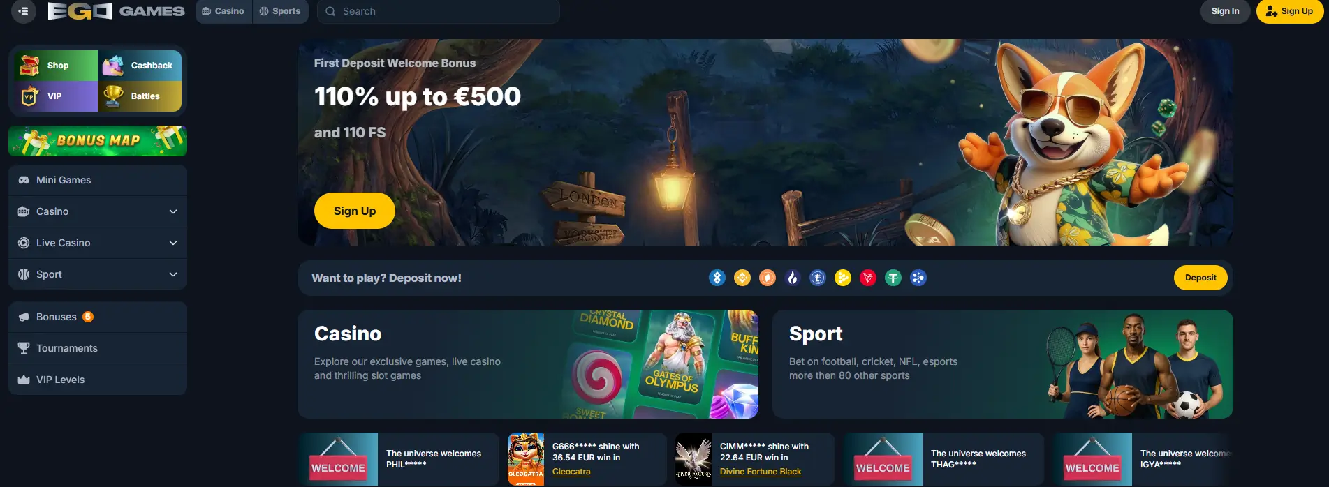 EgoGames Casino EgoGames Casino